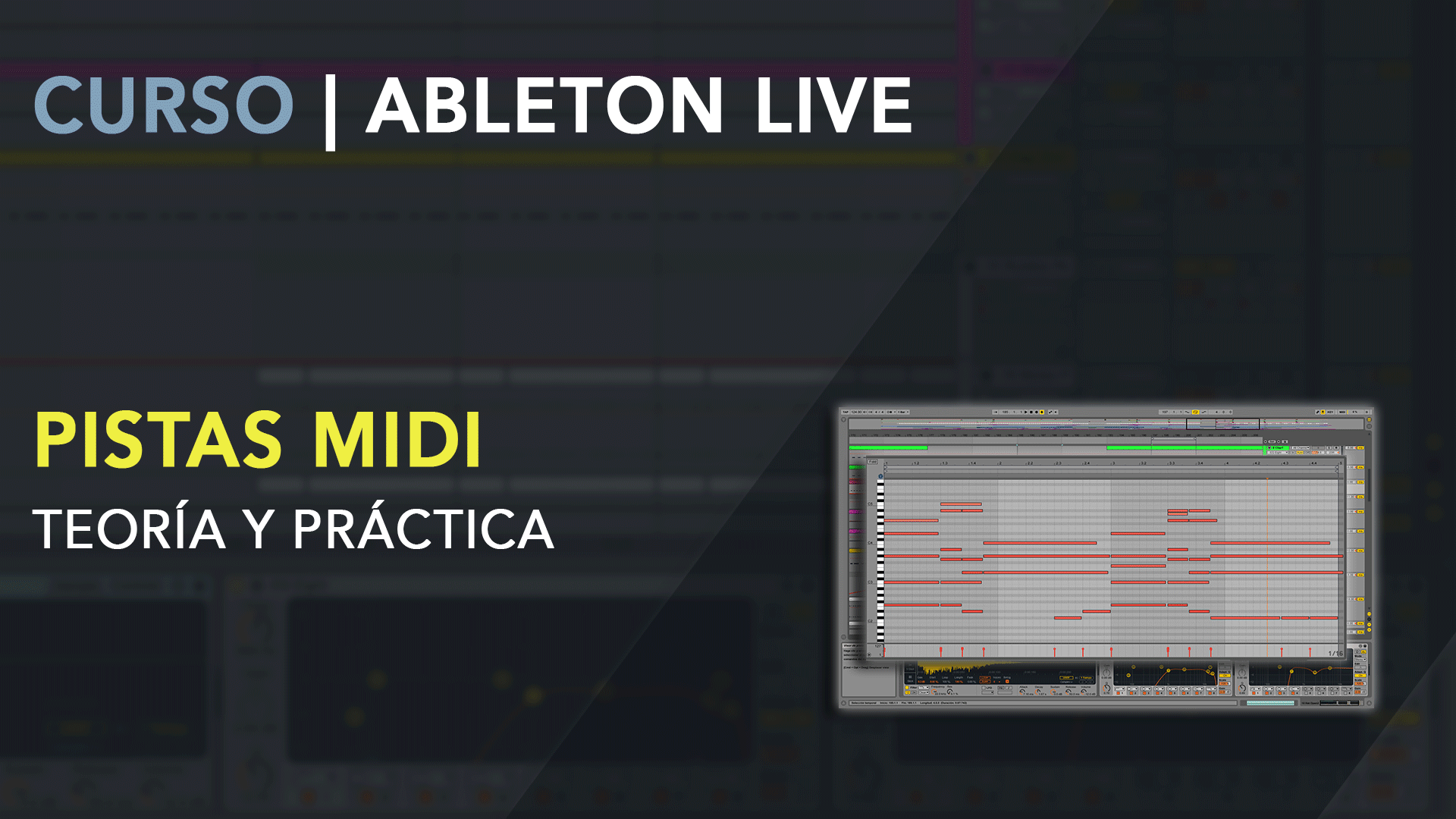 Pistas MIDI de Ableton Live