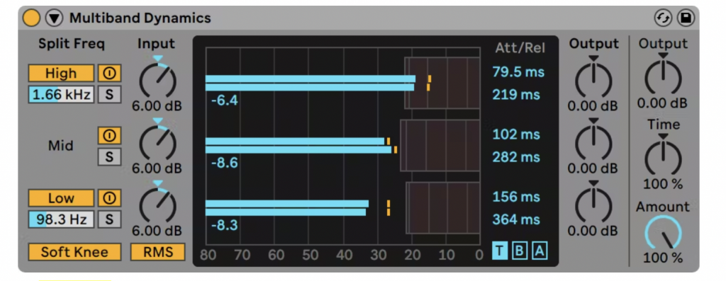 multiband dynamics ableton